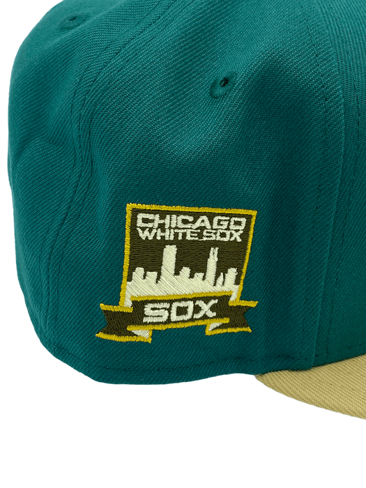 Chicago White Sox New Era Emerald Green Custom Side Patch 59FIFTY Fitted Hat - Men's