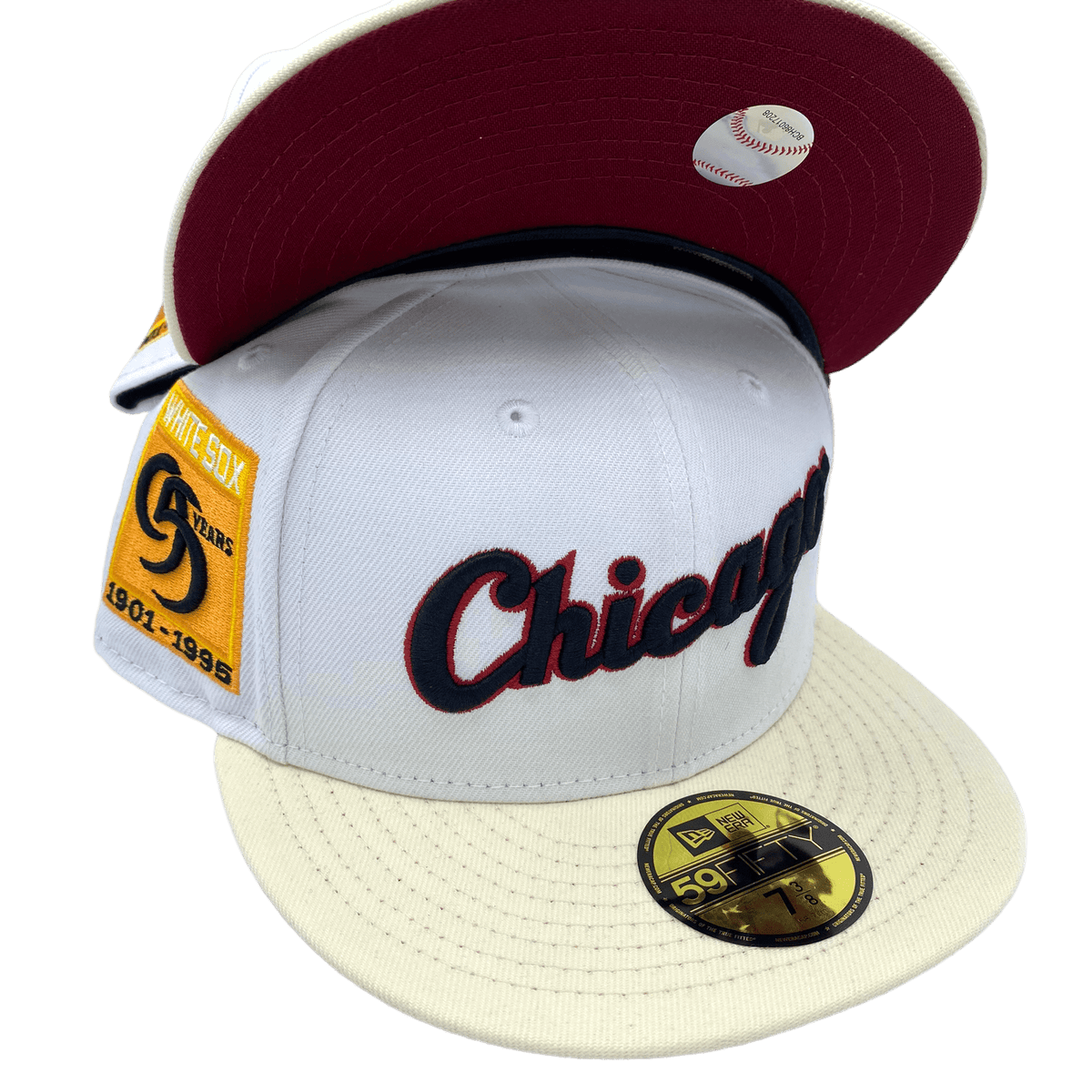MLB Chicago White Sox New Era Cream 59FIFTY Fitted - Just Sports