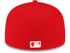 Cincinnati Reds New Era Red/White Side Patch 59FIFTY Fitted Hat