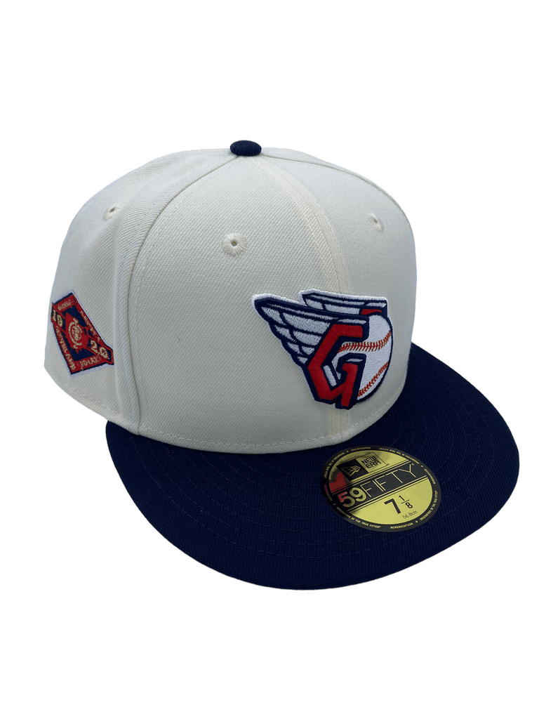 Los Angeles Angels New Era Off White Retro Side Patch 59FIFTY Fitted H