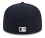 New Era Fitted Hat Cleveland Guardians New Era White/Red 2024 City Connect 59FIFTY Fitted Hat