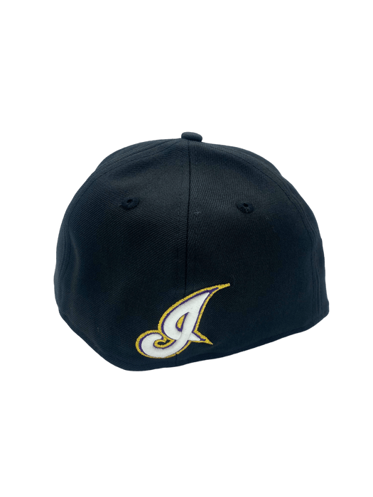New Era Fitted Hat Cleveland New Era Black Custom Realtree Custom Side Patch 59FIFTY Fitted Hat -Men's