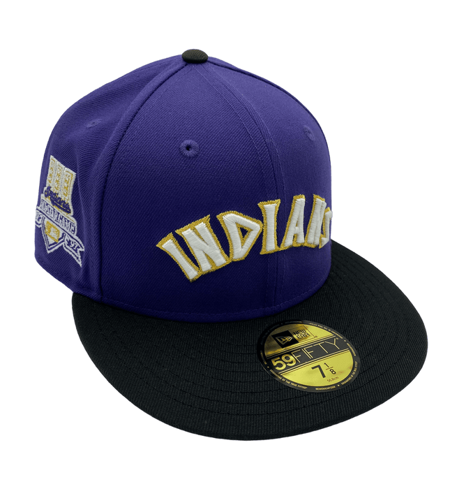 Cleveland New Era Purple/Black Custom VP 1.0 Side Patch 59FIFTY Fitted Hat