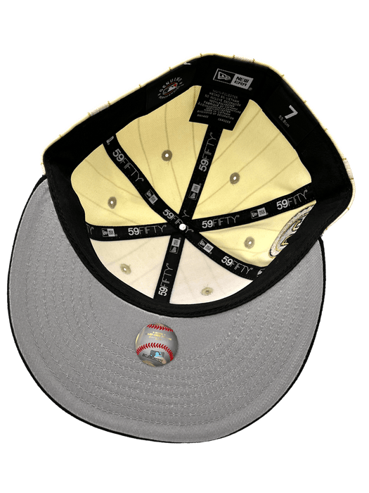 Colorado Rockies New Era Chrome Historic Pinstripe Side Patch 59FIFTY Fitted Hat - Men's