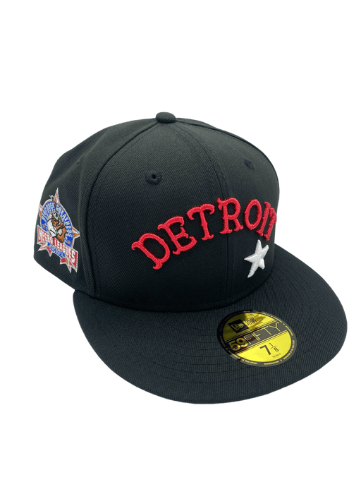 Detroit Stars New Era Black Custom Side Patch 59FIFTY Fitted Hat - Men's