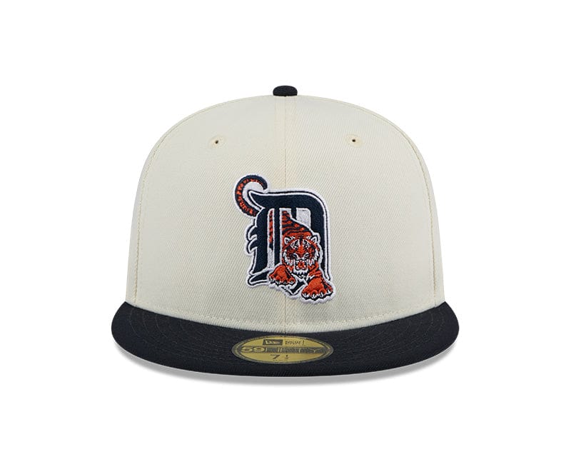 Detroit Tigers New Era Chrome/Navy 2 Tone 59FIFTY Fitted Hat