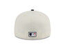 New Era Fitted Hat Detroit Tigers New Era Chrome/Navy 2 Tone 59FIFTY Fitted Hat