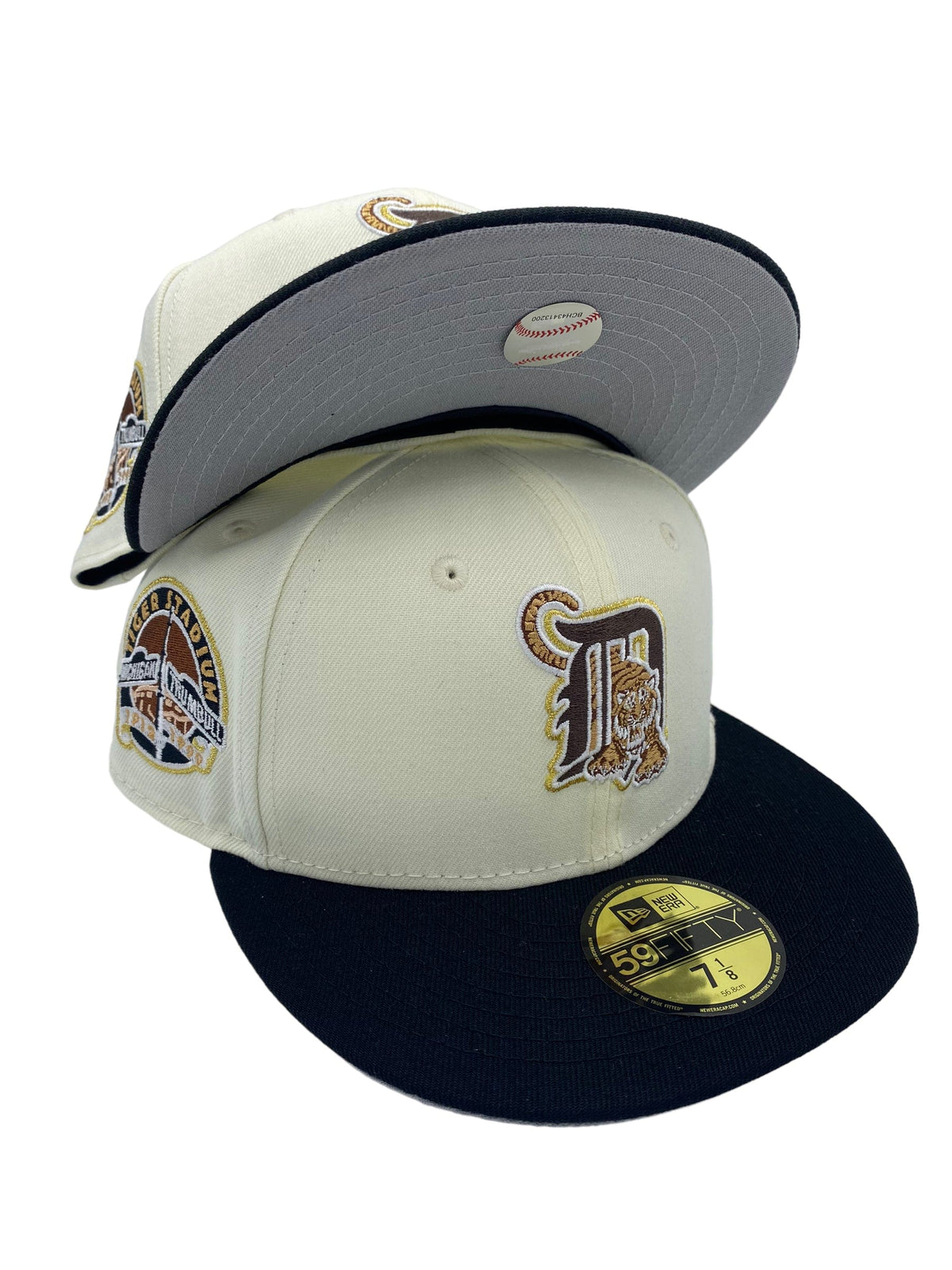 Detroit Tigers and U of M 59FIFTY Fitted Cap - Vintage Detroit