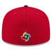 New Era Fitted Hat Dominican Republic Baseball New Era 2026 World Baseball Classic 59FIFTY Fitted Hat - Red/ Blue - Men's