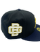 New Era Fitted Hat Green Bay Packers New Era Black/Navy Custom AP Side Patch 59FIFTY Fitted Hat - Men's