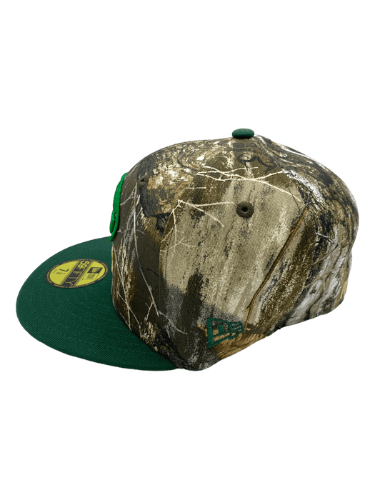 Green Bay Packers New Era Realtree Camo Custom Side Patch 59FIFTY Fitted Hat -Men's