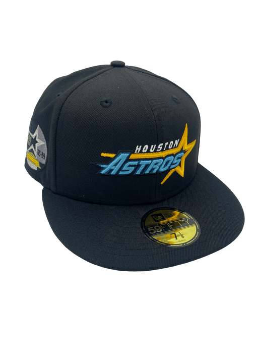 Houston Astros New Era Black Custom Gamer Pack Side Patch 59FIFTY Fitted Hat