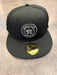 New Era Fitted Hat Houston Astros New Era Black/White Basic 59FIFTY Fitted Hat