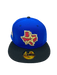 New Era Fitted Hat Houston Astros New Era Blue/Black RIP Custom Side Patch 59FIFTY Fitted Hat - Men's