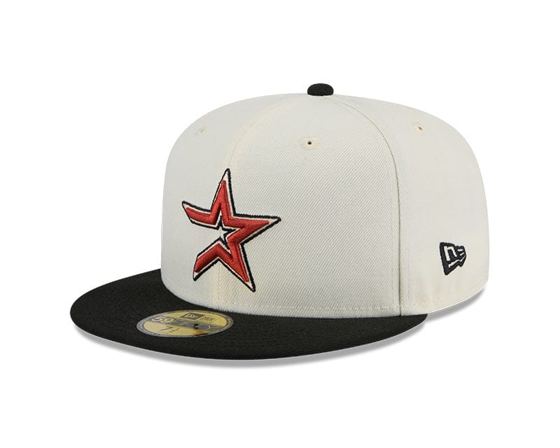 Houston Astros New Era Chrome/Black 2 Tone 59FIFTY Fitted Hat