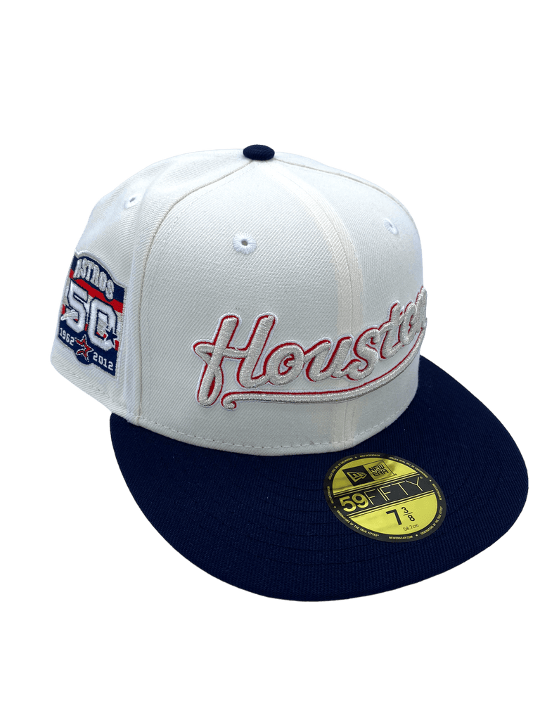 Men's New Era Vegas Gold/Cardinal Houston Astros 59FIFTY Fitted Hat
