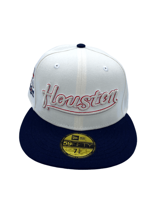 Houston Astros New Era Chrome/Navy Custom Side Patch 59FIFTY Fitted Hat, 7 / Chrome/Navy