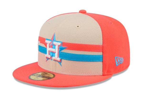 Houston Astros New Era Cream 2024 MLB All Star Game Side Patch 59FIFTY Fitted Hat - Men's