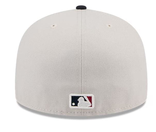 Houston Astros New Era Khaki/Black 2024 July 4th Official On Field Side Patch 59FIFTY Fitted Hat