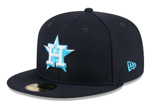 New Era Fitted Hat Houston Astros New Era Navy 2024 Father's Day 59FIFTY Fitted Hat