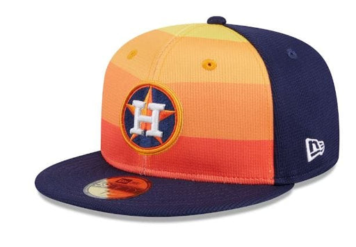 Houston Astros New Era Navy/Orange 2024 Batting Practice 59FIFTY Fitted Hat - Men's