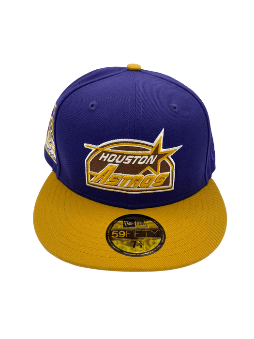 Houston Astros New Era Purple Custom Side Patch 59FIFTY Fitted Hat - Men's