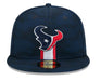 New Era Fitted Hat Houston Texans New Era Navy 2024 Sideline 59FIFTY Fitted Hat - Men's