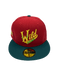 New Era Fitted Hat Iowa Wild New Era Red AHL Future Stars Custom Side Patch 59FIFTY Fitted Hat