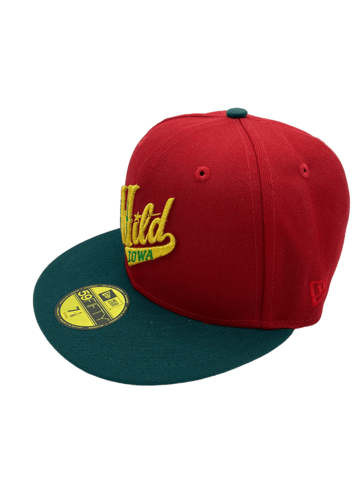 Iowa Wild New Era Red AHL Future Stars Custom Side Patch 59FIFTY Fitted Hat