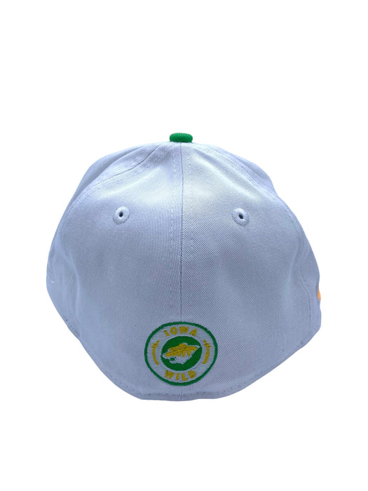 Iowa Wild New Era White AHL 78 Custom Side Patch 59FIFTY Fitted Hat