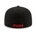 New Era Fitted Hat Kansas City Chiefs New Era Black Official Team Logo 59FIFTY Fitted Hat - Men's