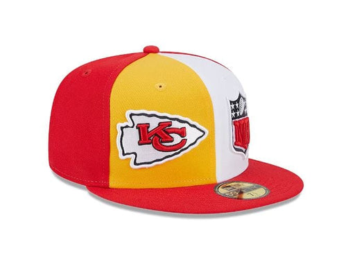 Kansas City Chiefs New Era Gold/Red 2023 Sideline 59FIFTY Fitted Hat - Men's, 7 5/8 / Gold/Red