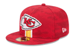 New Era Fitted Hat Kansas City Chiefs New Era Red 2024 Sideline 59FIFTY Fitted Hat - Men's