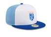 Kansas City Royals New Era Blue 2024 Batting Practice 59FIFTY Fitted Hat - Men's