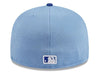 New Era Fitted Hat Kansas City Royals New Era Blue 2024 Batting Practice Custom 59FIFTY Fitted Hat - Men's