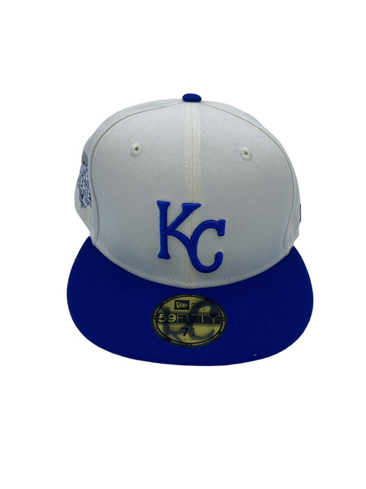 Men's New Era Red Kansas City Royals White Logo 59FIFTY Fitted Hat