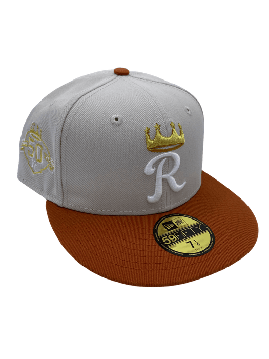MLB Kansas City Royals New Era 59FIFTY Fitted Maroon/White KC