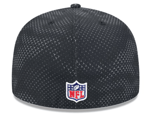 New Era Fitted Hat Las Vegas Raiders New Era Black 2024 Sideline 59FIFTY Fitted Hat - Men's