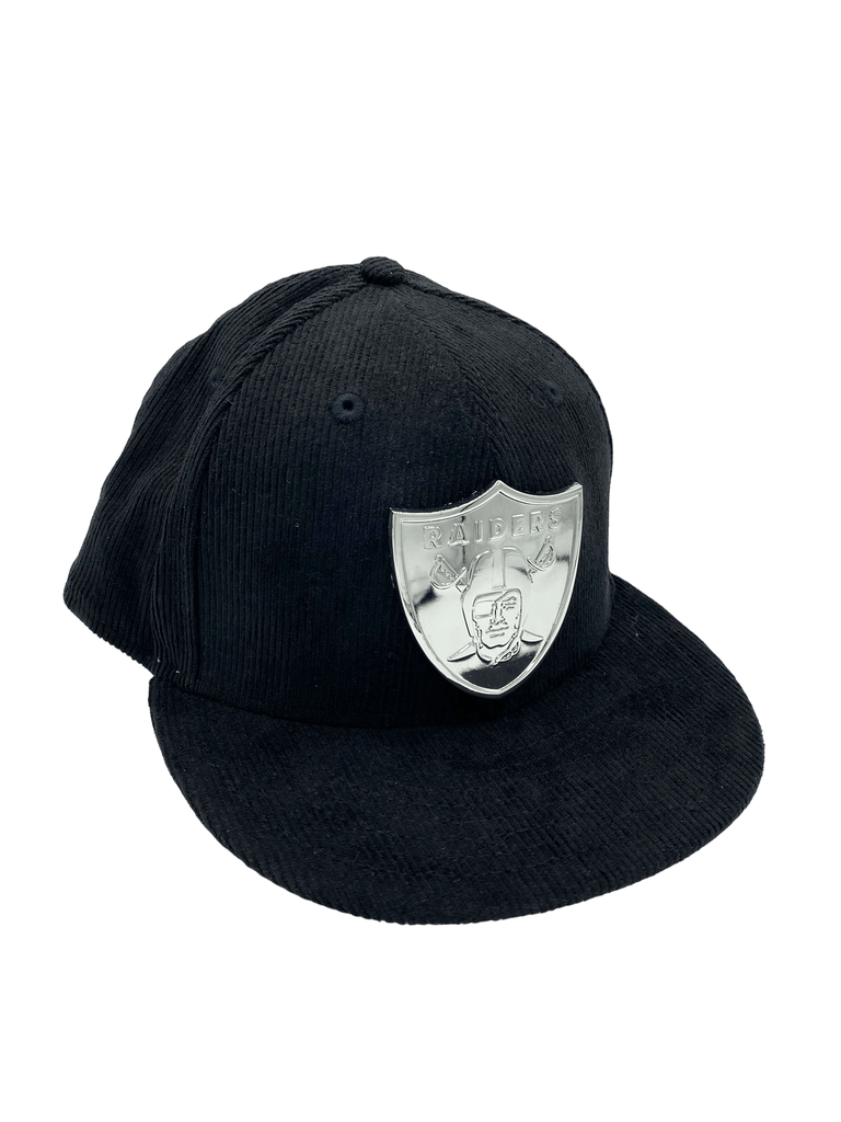 Raiders metal hot sale shield hat