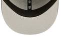 Las Vegas Raiders New Era Black and White Collection 59FIFTY Fitted Hat