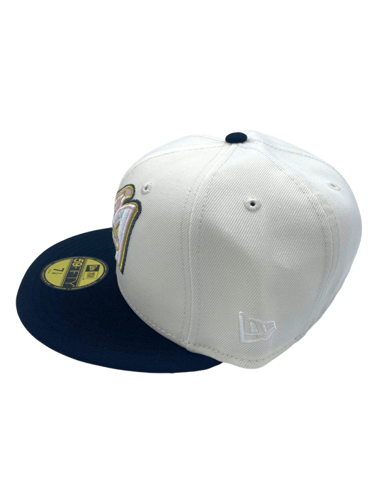 New Era Fitted Hat Los Angeles Angels New Era Chrome Sweetheart Classic Custom 59FIFTY Fitted Hat - Men's