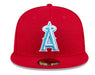 Los Angeles Angels New Era Red 2024 Father's Day 59FIFTY Fitted Hat