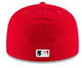 New Era Fitted Hat Los Angeles Angels New Era Red On Field 59FIFTY Fitted Hat