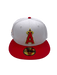 New Era Fitted Hat Los Angeles Angels New Era Stone King Fish Classic Custom 59FIFTY Fitted Hat - Men's