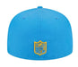 Los Angeles Chargers New Era Light Blue Official Team Logo 59FIFTY Fitted Hat - Men's