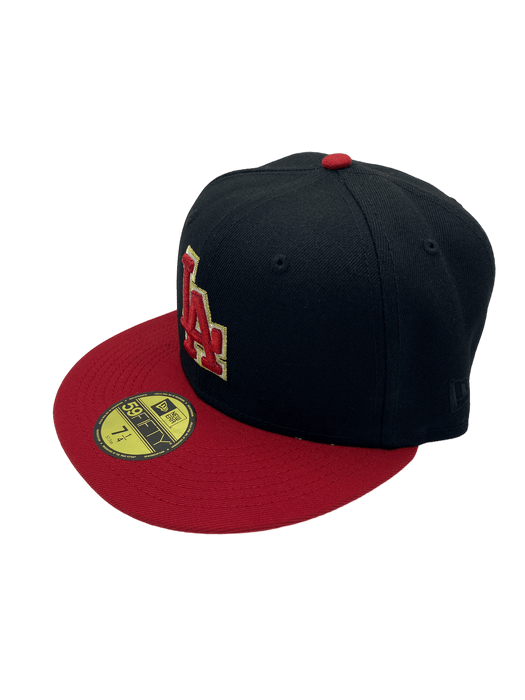 Los Angeles Dodgers Basic 59FIFTY Red New Era Fitted Hat
