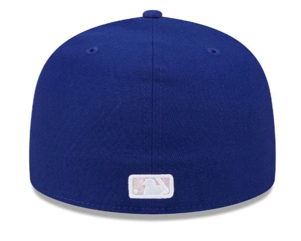 New Era Fitted Hat Los Angeles Dodgers New Era Blue 2024 Mother's Day 59FIFTY Fitted Hat