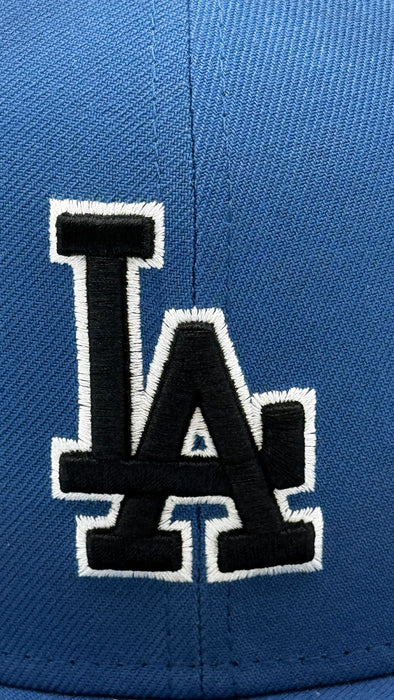 Los Angeles Dodgers New Era Blue Get Home Safely Custom Side Patch 59FIFTY Fitted Hat