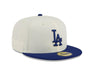 Los Angeles Dodgers New Era Chrome/Blue 2 Tone 59FIFTY Fitted Hat