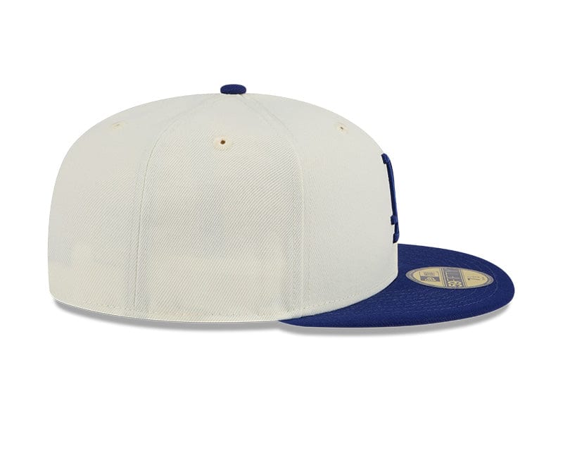 Los Angeles Dodgers New Era Chrome/Blue 2 Tone 59FIFTY Fitted Hat
